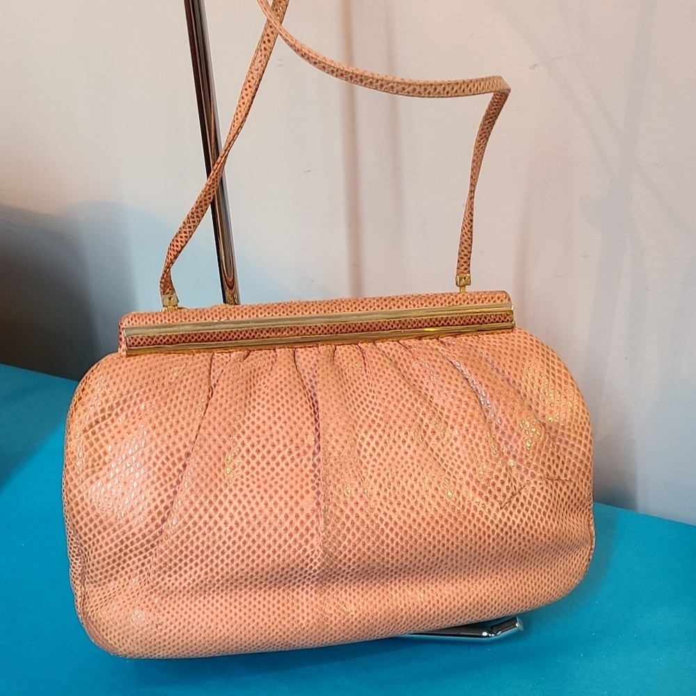 Judith Leiber Karuna Lizard Clutch/Crossbody - Picture 13 of 16